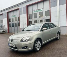 TOYOTA AVENSIS LIFTBACK 2.0 VVT-I NYBESIKTAD 2-BRUKARE DRAGKROK