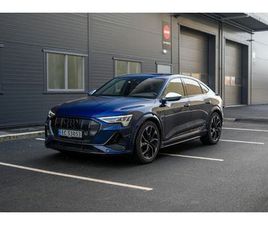 AUDI E-TRON SPORTBACK S 60S SB S LINE B&O S STOLER MATRIX ACC KROK 22 NORSK