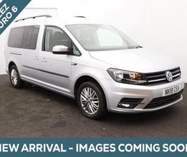 VOLKSWAGEN CADDY MAXI 2018 (18) 5 SEAT WHEELCHAIR ACCESSIBLE DISABLED ACCESS VEHICLE WAV 5DOOR