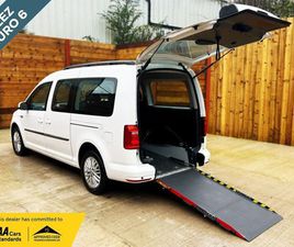 VOLKSWAGEN CADDY MAXI 2018 (68) - 5 SEAT WHEELCHAIR ACCESSIBLE DISABLED ACCESS VEHICLE WAV 5-DOOR