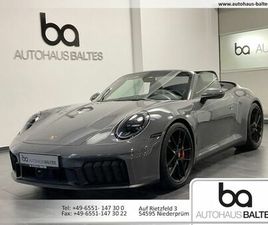 PORSCHE 911 CABRIOLET 992 CARRERA GTS PORSCHE 911 CARRERA GTS SPOSIPLUS/LIFT/MATRIX/INNO/360°