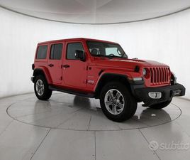JEEP WRANGLER UNLIMITED 2.0 TURBO SAHARA AUTO