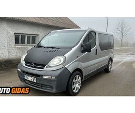 OPEL VIVARO 2005 M KELEIVINIS MIKROAUTOBUSAS | SKELBIMAS | 0138432533