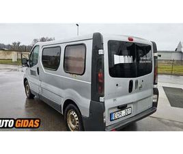 OPEL VIVARO 2005 M KROVININIS MIKROAUTOBUSAS | SKELBIMAS | 0138432713