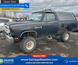1985 DODGE RAMCHARGER AW 100 4WD