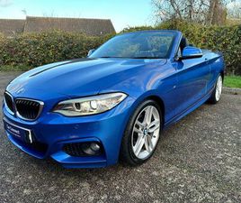 2016 BMW 2 SERIES 2.0TD 220D M SPORT CONVERTIBLE 2D AUTO