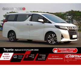 2022 TOYOTA ALPHARD 2.5 G MPV FACELIFT CBU ATPM ODO 28 RBUAN HOT ITEMS