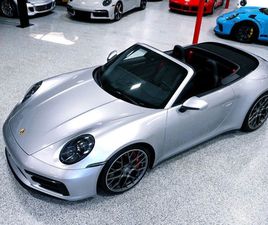 2024 PORSCHE CARRERA GTS CABRIO GT SILVER...5,995 MILES...RARE GTS CAB!!