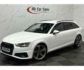 2019 AUDI A4 35 TFSI BLACK EDITION 5DR ESTATE PETROL MANUAL