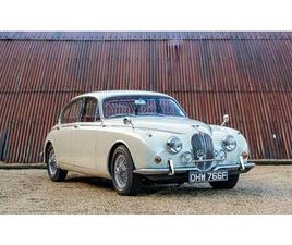 1968 JAGUAR MARK 2 BLANC MANUEL, 4 VITESSES CONDUITE À DR...
