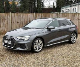 2020 AUDI A3 1.5 TFSI 35 S LINE SPORTBACK 5DR PETROL MANUAL EURO 6 (START/STOP) (150 PS) HATCHBACK PETRO...
