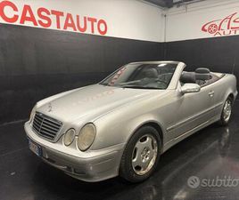 MERCEDES CLK CABRIO CLK 200 MERCEDES CLK 200 KOMPRESSOR CABRIO ASI