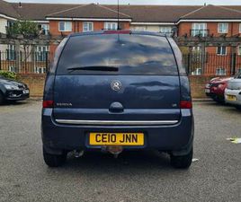 VAUXHALL, MERIVA, MPV, 2010, SEMI-AUTO, 1598 (CC), 5 DOORS