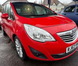 VAUXHALL MERIVA 2014 VAUXHALL MERIVA 1.4T 16V SE EURO 5 5DR MPV PETROL MANUAL