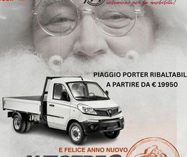 PIAGGIO PORTER NP6 HD-TOP SR RANGE LPG RUOTE GEMELLATE CASSONE RIBALTABILE HD