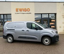 PEUGEOT PARTNER VU FOURGON 1.5 BLUEHDI 130CH 950KG L2 XL BVA -PRIX TTC -TVA RECUPERABLE-CAMERA-1ERE MAIN