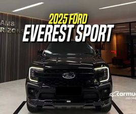 2025 FORD EVEREST 2.0 SPORT SUV BLACK HITAM 4X2 DIESEL