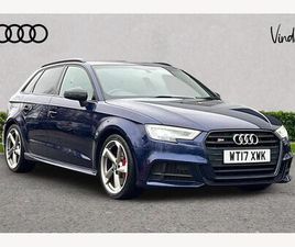 AUDI A3 SPORTBACK S3 2.0 TFSI BLACK EDITION SPORTBACK S TRONIC QUATTRO EURO 6 (START/STOP) 5DR