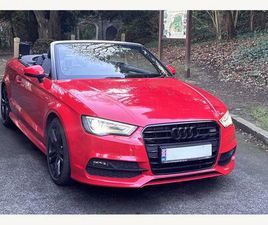 AUDI A3 CABRIO 2.0 TDI S LINE S TRONIC EURO 6 (START/STOP) 2DR (NAV)