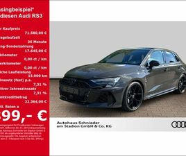AUDI RS3 SPORTBACK 2.5 TFSI HUD+PANO+NAVI+LEDER+MATRI