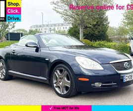 2008 (08) 4.3 430 CONVERTIBLE 2DR PETROL AUTOMATIC (269 G/KM, 282 BHP)