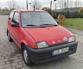 FIAT CINQUECENTO***W DOBRYM STANIE***1994 ROK***0.7 BENZYNA*** NAMYSLÓW • OLX.PL