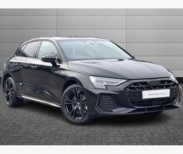 AUDI A3 SPORTBACK 1.5 TFSIE BLACK EDITION SPORTBACK S TRONIC EURO 6 (START/STOP) 5DR 17.9KWH