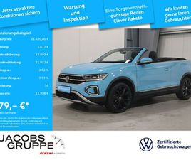 T-ROC CABRIOLET 1.0 TSI STYLE NAVI*SHZ*LED