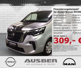 NISSAN NV300 KOMBI AUTOM. 8SITZER STANDHEIZUNG L2H1 3,0