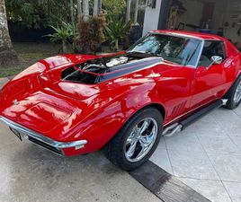 1968 CHEVROLET CORVETTE FRAME-OFF RESTORED, SIDE PIPES, L88 HOOD, VICTORY RED