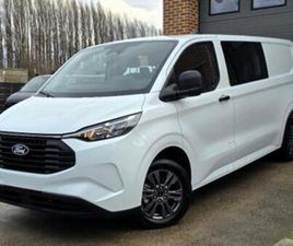 ② FORD TRANSIT CUSTOM PHEV 227 PK - DUB CAB 6ZIT - NIEUW 0KM — CAMIONNETTES & UTILITAIRES — 2EMEMAIN