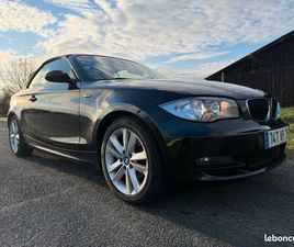 BMW SERIE 1 CABRIOLET 118 BMW 118I CAB 1ER MAIN 143 CV CONFORT GARANTIE 3 MOIS