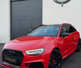 AUDI RS3 2.5 TFSI 400CV (DAZA) QUATTRO - ENTRETIEN AUDI - B&O SIÈGES RS - CAR PLAY