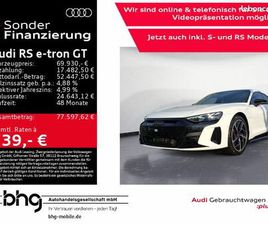 AUDI E-TRON GT RS AUDI E-TRON GT RS QUATTRO OPTIK PLUS MATRIXLED ASSIST TOUR+STADT LEDERPRO PANODACH B+