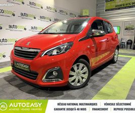 PEUGEOT 108 1ERE MAIN BOITE AUTO STYLE ETG5 1.0 VTI