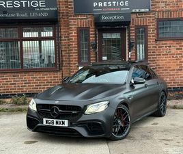 2018 (18) - E63 S 4MATIC+ PREMIUM 4DR 9G-TRONIC