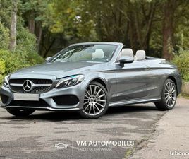 C400 CABRIOLET V6 333 CV FASCINATION | FRANÇAISE - SAUTE VENT PARE BRISE ÉLEC. - ÉCHAP. PERFORMANCE AMG - SIÈGES CHAUFFANTS / VENTILÉS - AIRSCRAFT - CAM 360° - 