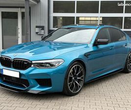 BMW M5 F90 COMPETITION V8 4.4L 625CH | AUDIO BOWERS & WILKINS • SIÈGES MASSAGE • CAMÉRA 360° • AFFICHAGE TÊTE HAUTE