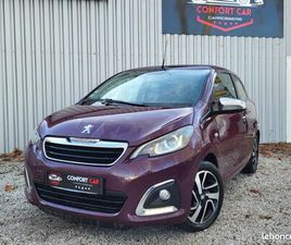 PEUGEOT 108 1.2 VTI DÉCAPOTABLE CAMERA ECRAN TACTILE JANTE ALLU VÉHICULE GARANTIE CARNET ENTRETIEN À JOUR