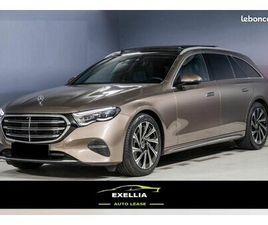 MERCEDES CLASSE E BREAK E 220 MERCEDES BENZ CLASSE E 220 D 197 EXCLUSIVE SW BREAK 9G-TRONIC, DIGITAL, SUPERSCREEN, PANO, CAMÉRA 360°, DISCTRONIC, ATTELAGE TVA RÉCUPÉRABLE