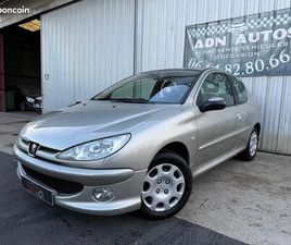 PEUGEOT 206 1.4 I 75CH/CLIMATISATION/SUIVI DISPONIBLE/57 000 KM