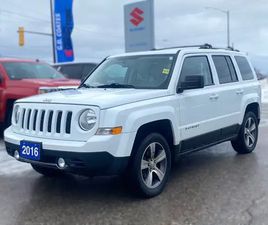 JEEP PATRIOT 2016 JEEP PATRIOT HIGH ALTITUDE 4X4 ~NAV ~HEATED LEATHER ~SUNROO