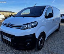 CITROEN JUMPY FGN M BLUEHDI 120 S&S BVM6 CONTROL, FOURGON 3 PLACES, DIESEL, 04/2022, 128 500 KM, MANUELLE : BV6, 14 000 , TVA RECUPÉR, 1ER MAIN, BON ÉTAT GÉNÉRA