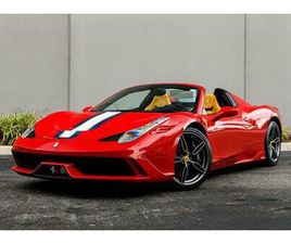 USED 2015 FERRARI 458 SPIDER BASE