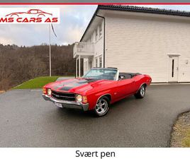 CHEVROLET CHEVELLE SS / CONVERTIBLE / MEGET PEN !