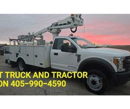 2017 FORD F-550 ALTEC AT235P CABLE PLACER BUCKET TRUCK 6.7L DIESEL F55