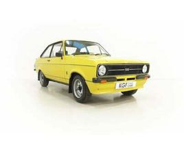 1977 FORD ESCORT JAUNE MANUEL, 4 VITESSES CONDUITE À DROI...