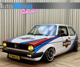 VOLKSWAGEN GOLF - 1 / VOLLEDIG GERESTAUREERD / PORSCHE / MARTINI LIVERY / AIR-RIDE / 40 DCOE WEBER-CARBURATE