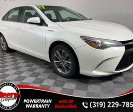 USED 2017 TOYOTA CAMRY HYBRID SE BLIZZARD PEARL