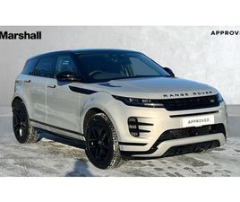 LAND ROVER RANGE ROVER EVOQUE RANGE ROVER EVOQUE 1.5 P270E EDITION 5DR AUTO